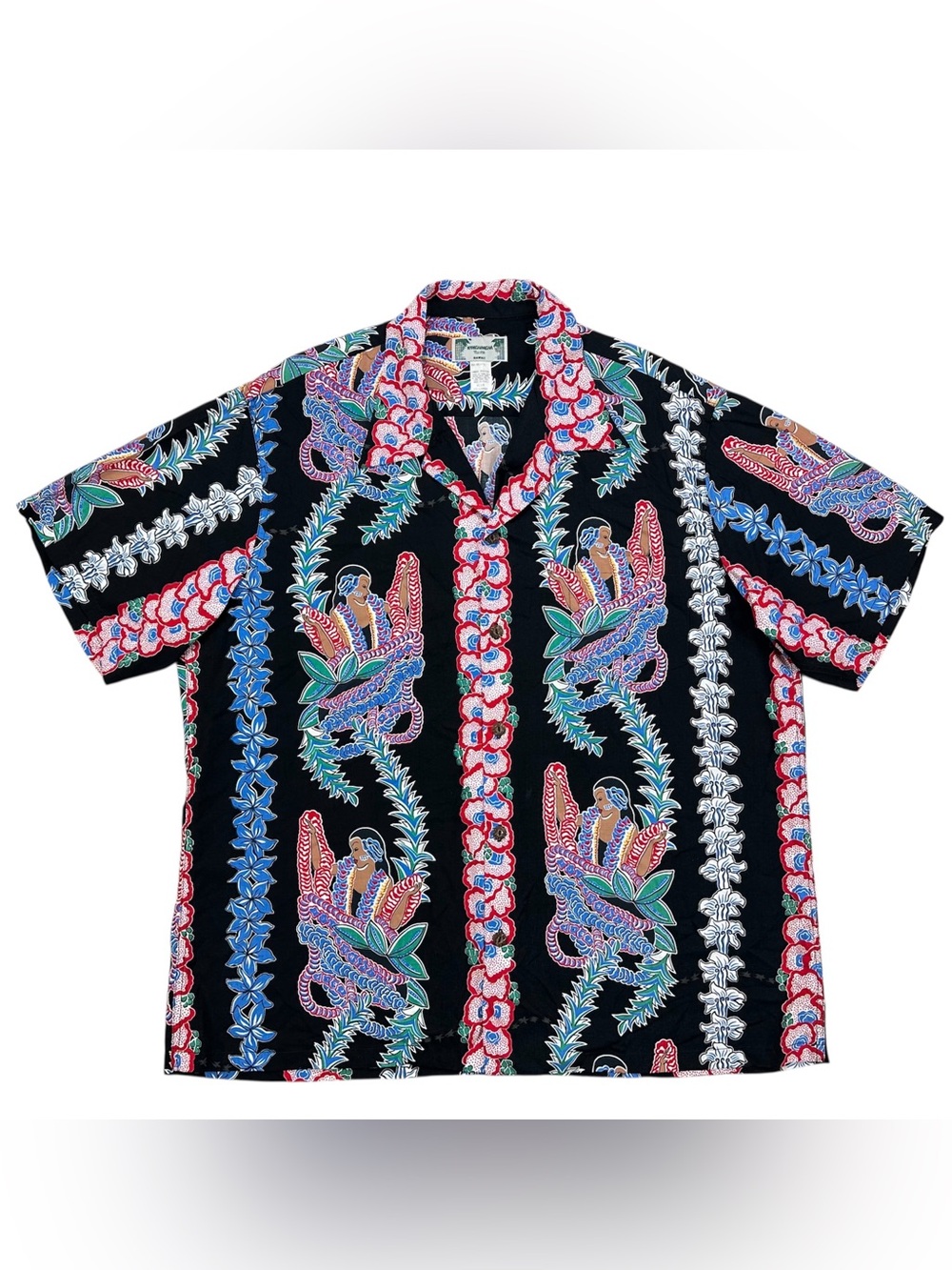 Kamehameha Hawaiian Button-Down Shirt